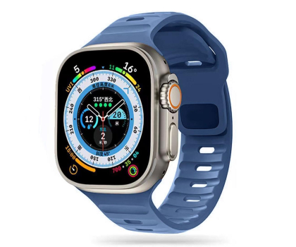 Pasek i akcesoria do zegarków TECH-PROTECT Iconband Line do Apple Watch 44/45/46/49 mm Montego Blue 5906203698462